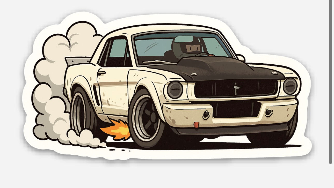 GrgBuiltCoyote- ‘65 Wide Body 3” Sticker