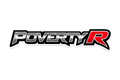Poverty R Banner Sticker – 7” × 1.58” Premium Die-Cut Vinyl