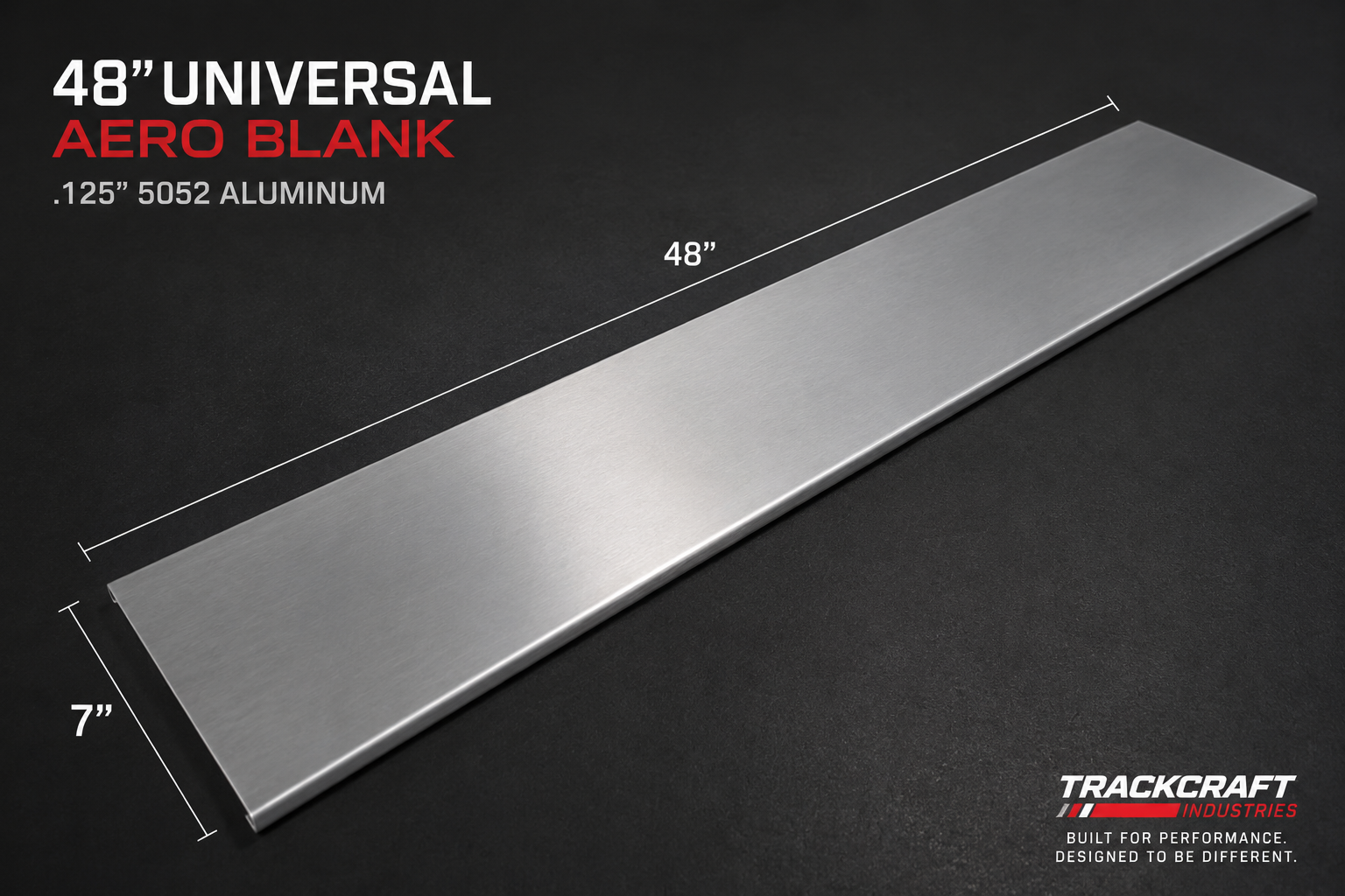 Trackcraft Industries 48” Universal Complete Spoiler Kit